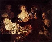 Gerard van Honthorst Merry Company oil on canvas